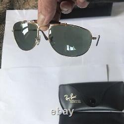 Lunettes de soleil édition limitée Ray-Ban B&L USA W1070 Aviator Explorer des Jeux Olympiques de 1992