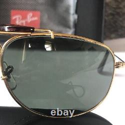 Lunettes de soleil édition limitée Ray-Ban B&L USA W1070 Aviator Explorer des Jeux Olympiques de 1992