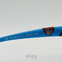 Lunettes de soleil pour femmes Coco Song Carré Bleu Turquoise Édition Limitée Modèle HELL BELLS NOUVEAU