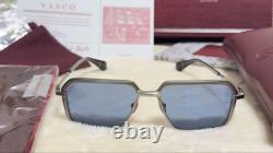 Lunettes de soleil pour hommes Jacques Marie Mage Vasco Édition limitée 500 Lentilles bleu clair