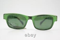 Lunettes de soleil vintage KOWALSKI Édition limitée verte ovale