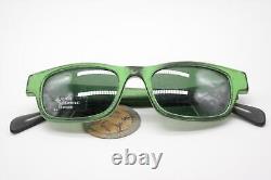 Lunettes de soleil vintage KOWALSKI Édition limitée verte ovale