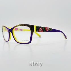 Lunettes de vue Coco Song pour femmes Angulaire Vert Violet Édition Limitée HELL BELLS