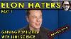 Ma Première Réaction Vidéo Elon Musk Haters Gagnent En Popularité Avec La Science De La Pourriel