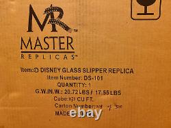 Master Replicas Disney Cendrillon Glass Slipper Limited Edition 2500 Mib