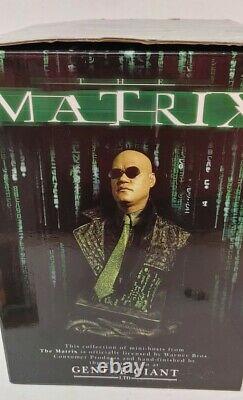 Matrix Morpheus Edition Limitée Mini Buste 6.5 Par Gentle Giant New Open Box