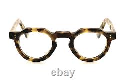 Monture de lunettes Lesca Crown 69 Édition Limitée Tortoiseshell Beige