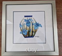 Moorcroft Paul Hilditch Peinture Aquarelle Originale Encadrée Édition Limitée
