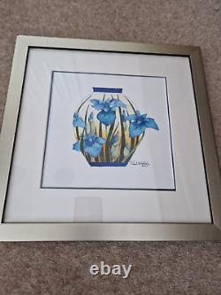 Moorcroft Paul Hilditch Peinture Aquarelle Originale Encadrée Édition Limitée