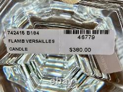 Nib Baccarat Versailles 9 Chandelier En Cristal Signé Authentique Porte-bougie