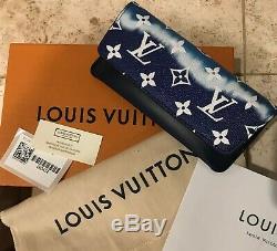 Nouveau 2020 Auth Louis Vuitton Soleil Sac Escale Lunettes Case Ltd Tie Die Wallet Pouch