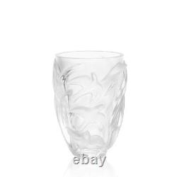 Nouveau Lalique Martinets Vase Crystal Brand Nouveau Dans La Boîte #1230800 France Économisez $ F/sh