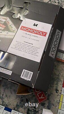 Nouvelle boîte scellée et limitée de la série en verre Genuine Monopoly, rare, édition collector, Royaume-Uni