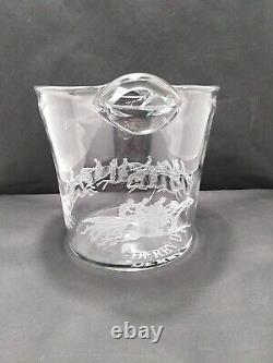 Orrefors Eched Glass Ice Bucket Derby Day 200 Horse Race'79 Epsom Downs 29/200