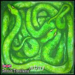 Peintures D'art Figurative Décoratif Moderne Contemporain Toile Animal Serpent Art