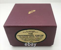 Perthshire Pp129a Limited Edition Paperweight, Avec Original Box & Certificate