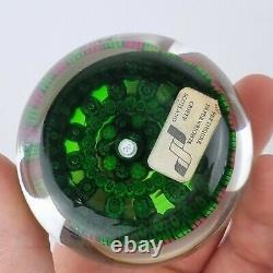 Perthshire Scotland Glass Paperweight Limited Edition 84/400 Pp64 Daté 1983