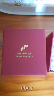 Pèse-papiers de Noël PERTHSHIRE ROUGE-GORGE ÉDITION LIMITÉE RARE 1974