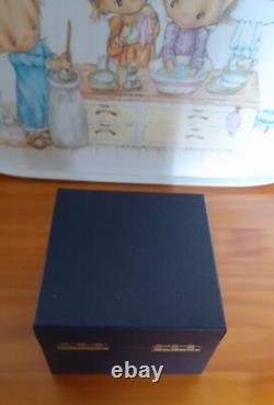 Poids de papier RARE ÉDITION LIMITÉE ANIMAUX LATTICINIO PERTHSHIRE BLEU CLAIR 1976