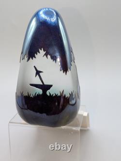 Poids de papier en verre Caithness Épée dans la pierre Philip Chaplain Édition limitée