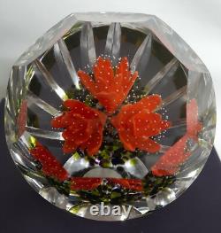 Presse-papier Caithness Glass Morning Jewels Édition Limitée 23/150 BOÎTE & CERTIFICAT