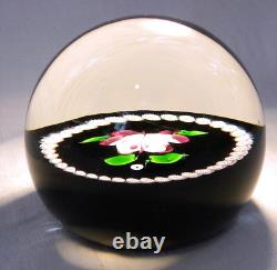 Presse-papiers Caithness Glass Whitefriars Rosette 1986 Édition Limitée 99/164