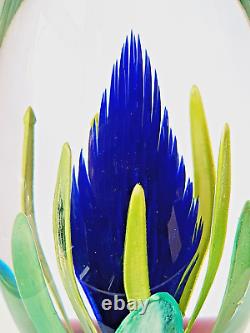 Prototype Caithness Glass Midnight Rapture Paperweight Alistair MacIntosh 1/100
