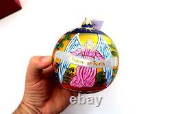 Radko Peace On Earth Glass Ornament 5 Tall With Box & Tag Limited Edition #705