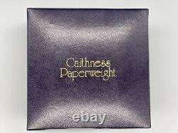 Rare Caithness Limited Edition Paperweight Nativité Scene Avec Une Boîte Original