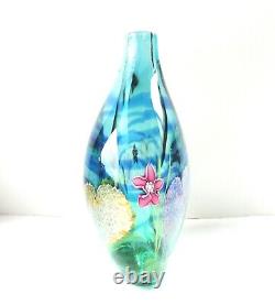 Rare Caithness Printemps Romance'Ophelia' Vase Ltd. Edition Collector's Club