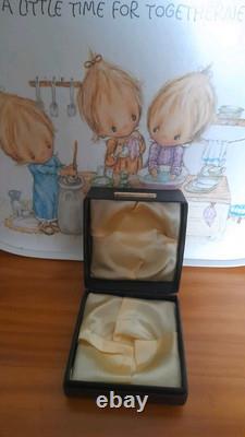 Rare Édition Limitée BOUQUET DE GUI DE NOËL PERTHSHIRE 1996 Pèse-Papiers
