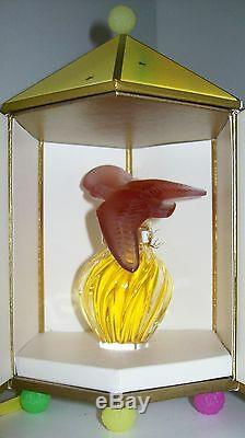 Rare Nina Ricci L'air Du Temps Perfumepurple Doves Lalique Bottlesealedmib