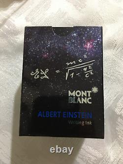 Rare Original Montblanc Albert Einstein Édition Limitée Bouteille D'encre De 30 ML Avec Boîte