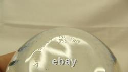 Rare Selkirk 1989 Snapdragon Glass Paperweight Signé Edition Limitée 131/500