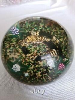 Rare William Manson Limited Edition Coiled Snake Paperweight Vers 2002 1/5