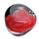 Red Rose Rhs Collection Limited Edition Paperweight By Caithness Glass L14043