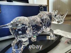 Rhino en cristal Swarovski 02801/10000 Édition Limitée 2008