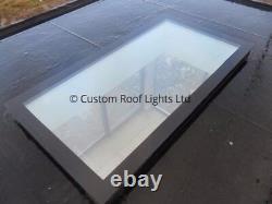 Rooflight Skylight Flat Roof Light Glass Roof Lantern Triple Émaillé Toutes Les Tailles
