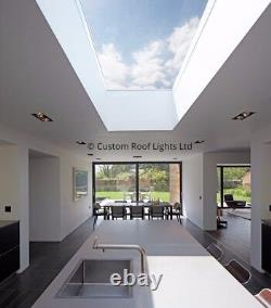 Rooflight Skylight Flat Roof Light Glass Roof Lantern Triple Émaillé Toutes Les Tailles
