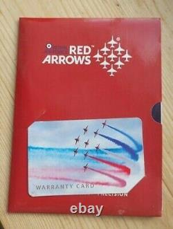 Royal Airforce Red Arrows Hawk T1 Edition Limitée Montre En Verre Saphir