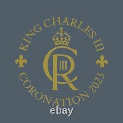 Royal Scot Crystal Roi Charles III Royal Coronation Whiskey Tumbler Glass Ltd