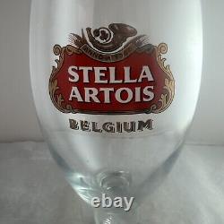 STELLA ARTOIS Édition Limitée Verre à Pied de la Bière 600ème Anniversaire 24 Verres