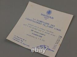 Saint Louis 1990'' Romantique'' Boîte À Papier Et Certificat Édition Limitée