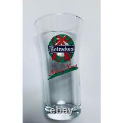Set de 6 verres de Noël Heineken sans boîte, édition limitée, mignon, article d'occasion