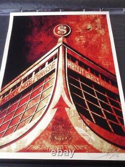 Shepard Fairey'glass Houses' Very Rare Limited Edition Early Print