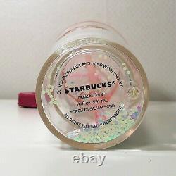 Starbucks Corée 2020 Happy Valentine Glass Tasse Froide 591ml Édition Limitée