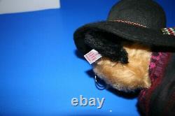 Steiff Aun Lucy Ltd Édition Bear -33cm Bombé, Tags, Glasses, Cas, Button Etc