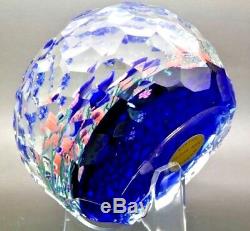 Steven Lundberg Angelfish Art Glass Lt Ed Magnum Paperweight, Avr 3.25hx4.25w