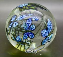 Steven Lundberg Bleu De Monarque Ltd Vase Paperweight, Avr 8.5hx3.5w