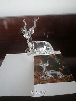 Superbe Swarovski Kudu Rare Édition Limitée Année Figure Avec Certificat Original